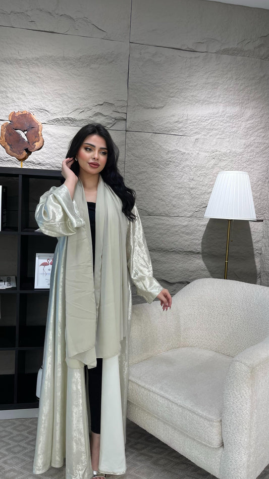 Aurora Metallic Shimmer Abaya